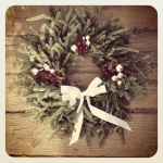 Silver & Cinnamon Wreath