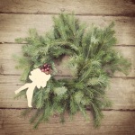 Simple White Satin Wreath
